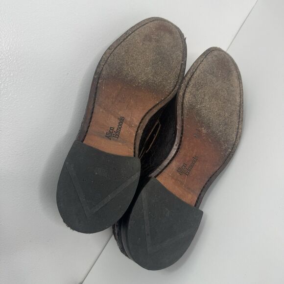 Allen Edmonds Modesto Loafers Shoes Intentionally Distressed Leather brown 8.5 D - Picture 11 of 11